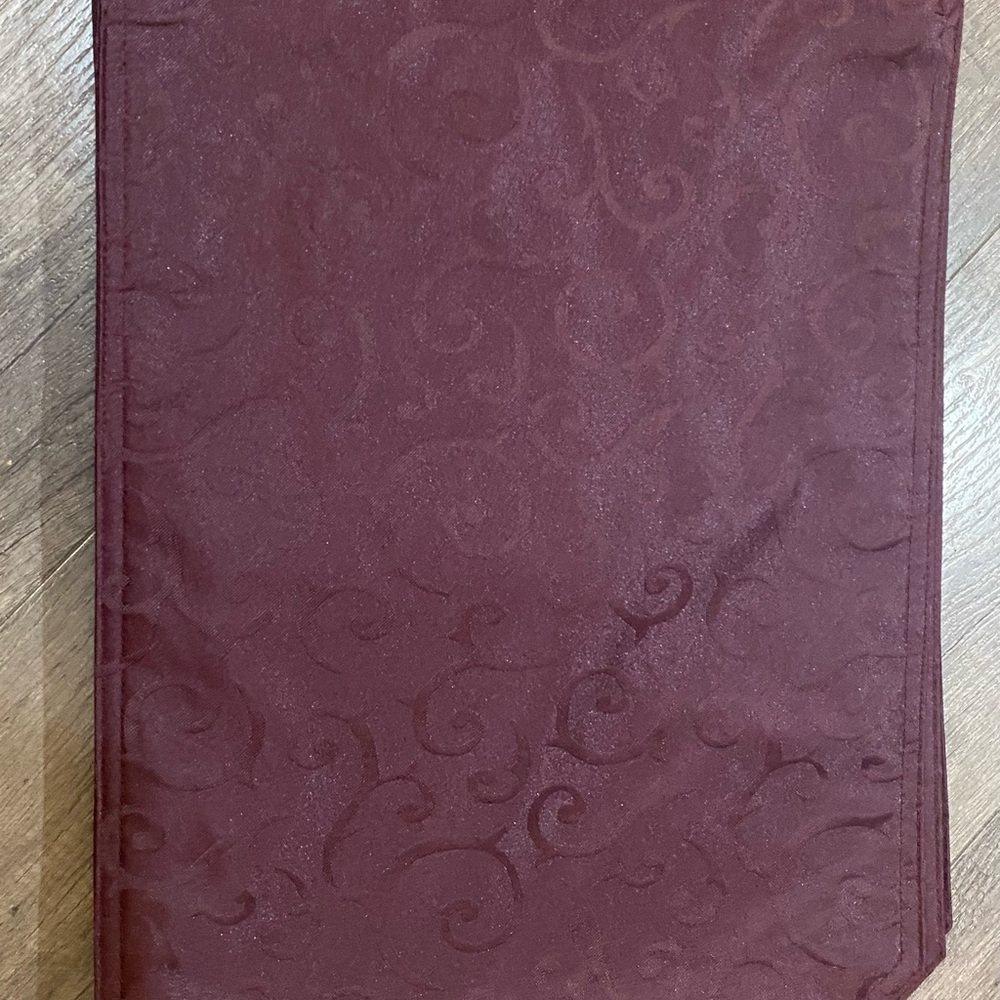 Damask purple /wine  Placements -Set of 8